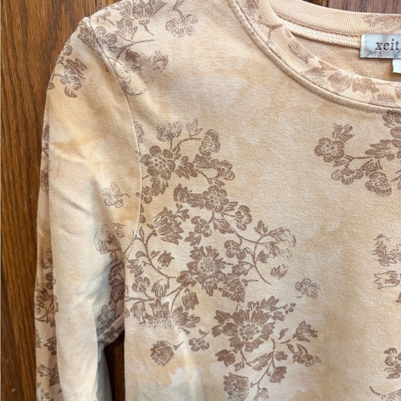 Y2K Floral Tie Dye Long Sleeve Top fairycore cottagecore vintage boho - Picture 3 of 9